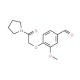 3-Methoxy-4-(2-oxo-2-pyrrolidin-1-yl-ethoxy)-benzaldehyde - chemical structure image