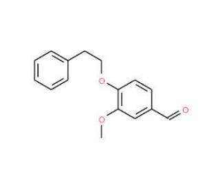 3-Methoxy-4-(2-phenylethoxy)benzaldehyde (CAS 149428-74-0) - chemical structure image