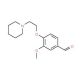 3-Methoxy-4-(2-piperidin-1-yl-ethoxy)-benzaldehyde (CAS 46995-88-4) - chemical structure image