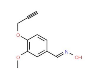 3-Methoxy-4-(2-propynyloxy)benzenecarbaldehydeoxime - chemical structure image