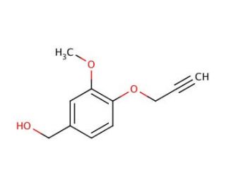 [3-Methoxy-4-(2-propynyloxy)phenyl]methanol - chemical structure image