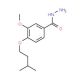 3-methoxy-4-(3-methylbutoxy)benzohydrazide - chemical structure image