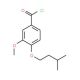 3-methoxy-4-(3-methylbutoxy)benzoyl chloride - chemical structure image