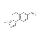 3-Methoxy-4-(4-methyl-imidazol-1-yl)-benzaldehyde (CAS 870837-18-6) - chemical structure image