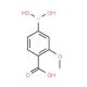 3-Methoxy-4-carboxyphenylboronic acid (CAS 851335-12-1) - chemical structure image