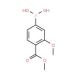 3-Methoxy-4-methoxycarbonylphenylboronic acid (CAS 603122-41-4) - chemical structure image