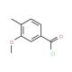 3-Methoxy-4-methyl-benzoyl chloride - chemical structure image