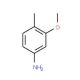 3-Methoxy-4-methylaniline (CAS 16452-01-0) - chemical structure image