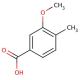 3-Methoxy-4-methylbenzoic acid (CAS 7151-68-0) - chemical structure image