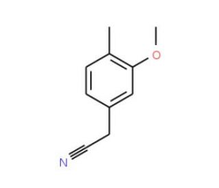 (3-methoxy-4-methylphenyl)acetonitrile (CAS 64829-31-8) - chemical structure image