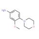(3-methoxy-4-morpholin-4-ylphenyl)amine - chemical structure image