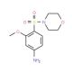 3-Methoxy-4-(morpholine-4-sulfonyl)-phenylamine - chemical structure image