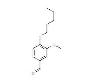 3-Methoxy-4-(pentyloxy)benzaldehyde - chemical structure image