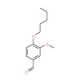 3-Methoxy-4-(pentyloxy)benzaldehyde - chemical structure image