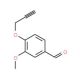 3-Methoxy-4-prop-2-ynyloxy-benzaldehyde (CAS 5651-83-2) - chemical structure image
