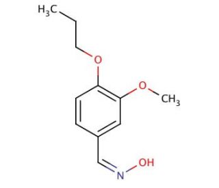 3-Methoxy-4-propoxy-benzaldehyde oxime - chemical structure image