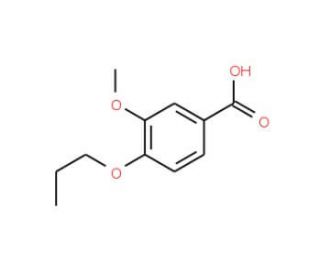 3-Methoxy-4-propoxy-benzoic acid (CAS 3535-32-8) - chemical structure image