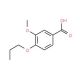 3-Methoxy-4-propoxy-benzoic acid (CAS 3535-32-8) - chemical structure image