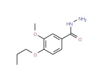 3-methoxy-4-propoxybenzohydrazide - chemical structure image