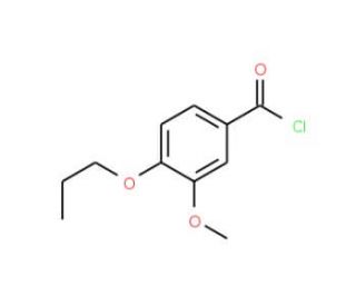 3-methoxy-4-propoxybenzoyl chloride - chemical structure image