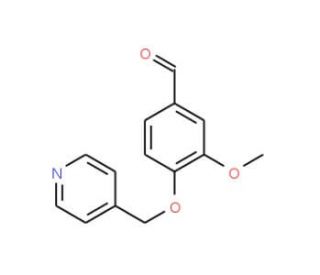 3-methoxy-4-(pyridin-4-ylmethoxy)benzaldehyde - chemical structure image