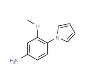 3-Methoxy-4-pyrrol-1-yl-phenylamine - chemical structure image