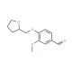 3-Methoxy-4-(tetrahydro-furan-2-ylmethoxy)-benzaldehyde - chemical structure image
