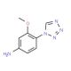 3-Methoxy-4-tetrazol-1-yl-phenylamine - chemical structure image