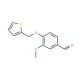 3-methoxy-4-(thien-2-ylmethoxy)benzaldehyde - chemical structure image