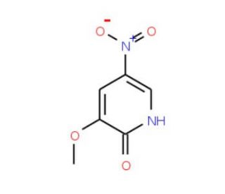 3-Methoxy-5-nitro-pyridin-2-ol (CAS 75710-99-5) - chemical structure image