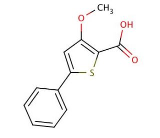 3-methoxy-5-phenylthiophene-2-carboxylic acid - chemical structure image