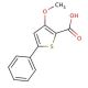 3-methoxy-5-phenylthiophene-2-carboxylic acid - chemical structure image