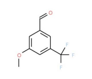 3-Methoxy-5-(trifluoromethyl)benzaldehyde (CAS 56723-86-5) - chemical structure image