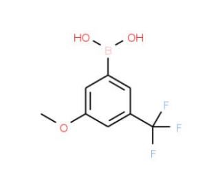 3-Methoxy-5-(trifluoromethyl)benzeneboronic acid (CAS 871332-97-7) - chemical structure image