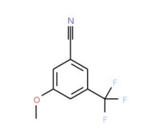 3-Methoxy-5-(trifluoromethyl)benzonitrile - chemical structure image