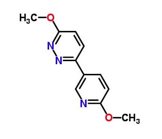3-methoxy-6-(6-methoxy-3-pyridyl)pyridazine (CAS 1015481-14-7) - chemical structure image