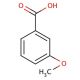 3-Methoxybenzoic acid (CAS 586-38-9) - chemical structure image