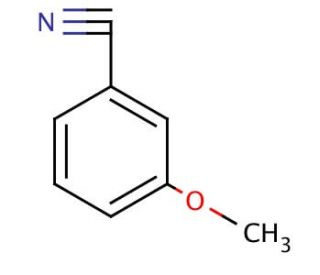 3-Methoxybenzonitrile (CAS 1527-89-5) - chemical structure image