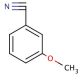 3-Methoxybenzonitrile (CAS 1527-89-5) - chemical structure image