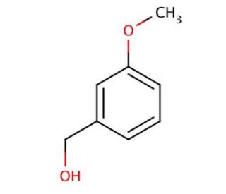 3-Methoxybenzyl alcohol (CAS 6971-51-3) - chemical structure image