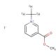 3-Methoxycarbonyl-1-(methyl-d3)pyridinium Iodide (CAS 131448-16-3) - chemical structure image