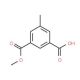 3-Methoxycarbonyl-5-methylbenzoic acid (CAS 167299-68-5) - chemical structure image