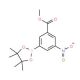 3-Methoxycarbonyl-5-nitrophenylboronic acid, pinacol ester (CAS 957061-12-0) - chemical structure image
