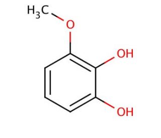 3-Methoxycatechol (CAS 934-00-9) - chemical structure image