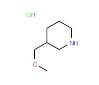 3-(Methoxymethyl)piperidine hydrochloride (CAS 116574-72-2) - chemical structure image