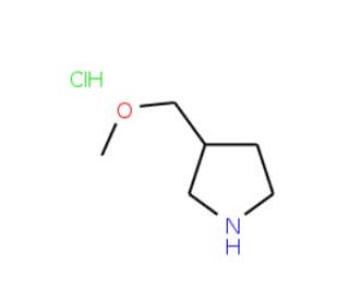 3-(Methoxymethyl)pyrrolidine hydrochloride - chemical structure image