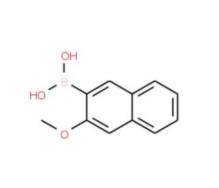 3-Methoxynaphthalene-2-boronic acid (CAS 104115-76-6) - chemical structure image