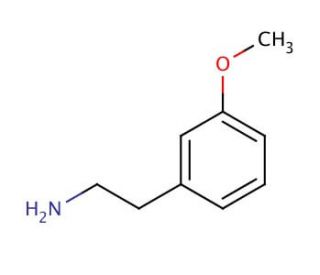3-Methoxyphenethylamine (CAS 2039-67-0) - chemical structure image