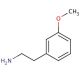 3-Methoxyphenethylamine (CAS 2039-67-0) - chemical structure image