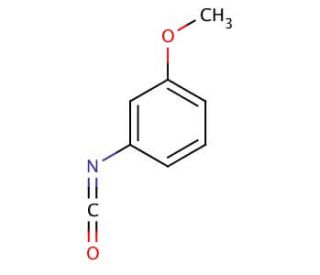 3-Methoxyphenyl isocyanate (CAS 18908-07-1) - chemical structure image